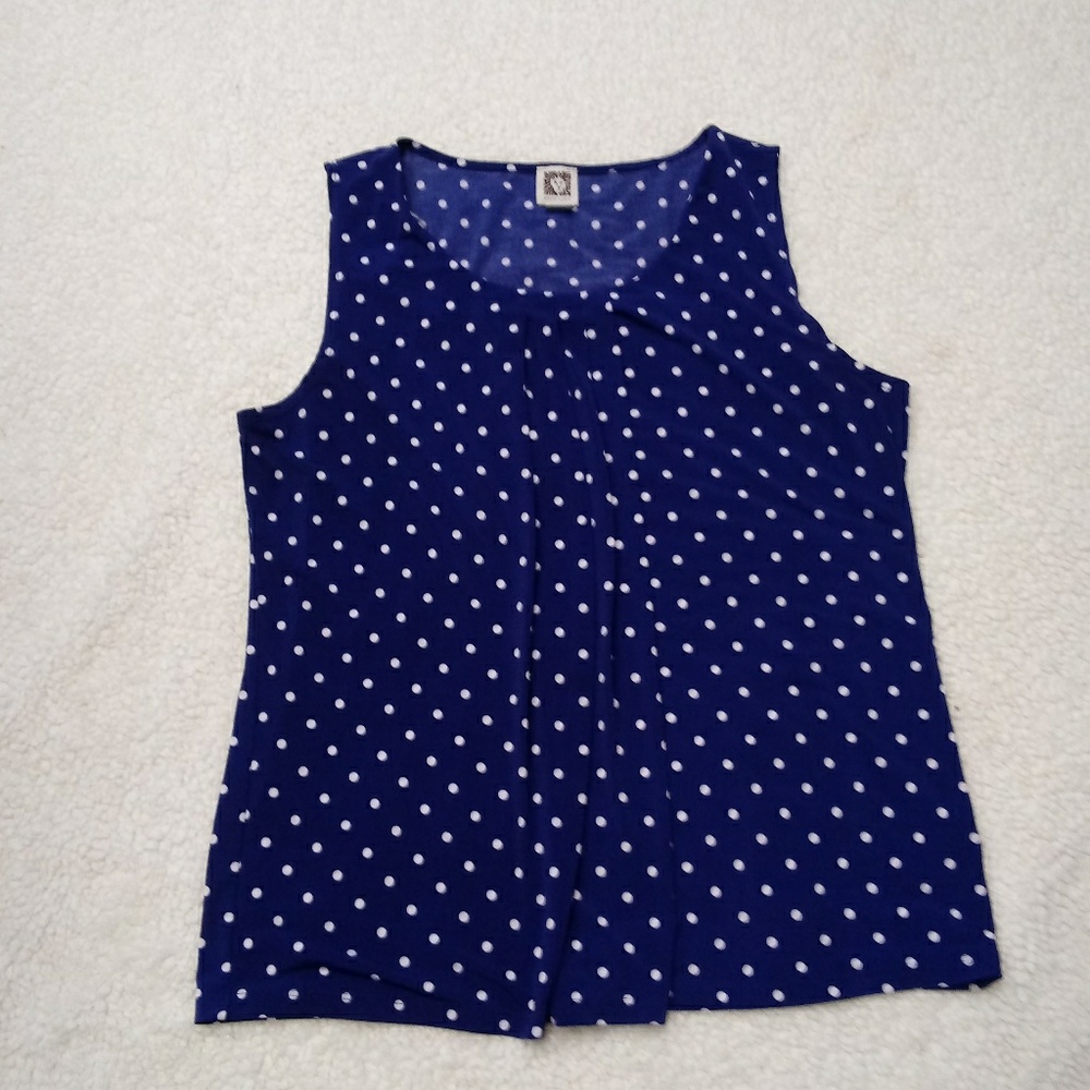 Anne Klein Polka Dot Top